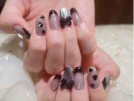 量産/地雷系ネイル/リボンネイル