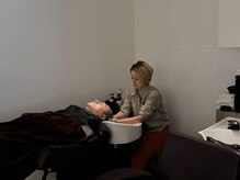 ウェットヘッドスパで頭皮ケア◎