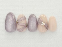 ネイルサロン アビー グランデュオ蒲田店(abbie)/[蒲田限定C]cuteリボン¥12650