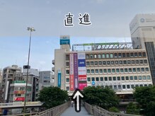 ヘッドミントVIP 藤沢店/５．ODAKYU湘南ビルへ向かって
