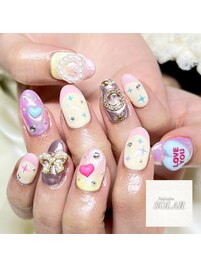 夢可愛いネイル☆