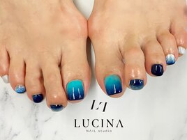 c-39 海色フットネイル