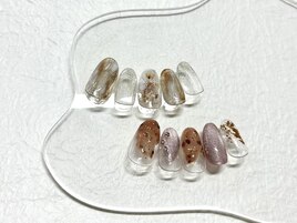 秋ニュアンスネイル
