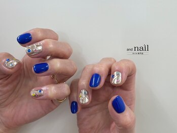 アンドラッシュ 駒込駅前店(and lash)/ミラーネイル