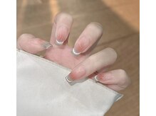 ピュアアンドリッチネイルサロン(Pure&Rich Nail Salon)/チークマグネットネイル