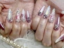 フィール(feel)/人魚の鱗夏ネイル