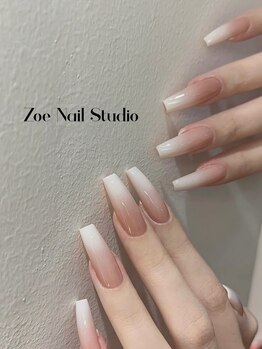 ゾエネイルスタジオ(zoe nail studio)の写真/フォルムに自信あり！深爪や弱くて爪を伸ばせない等のお悩みがあっても、周りと差がつく上質ネイルに◎