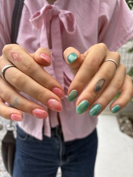 スゥ(Suu.)の写真/ショートネイルのデザインに自信あり！豊富なバリエーションであなたの「好き」を叶えます♪
