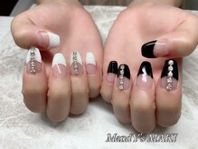 マンディーズ(MandY's)/フレンチ/白黒/モノトーン