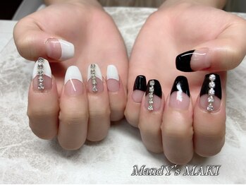 フレンチ/白黒/モノトーン