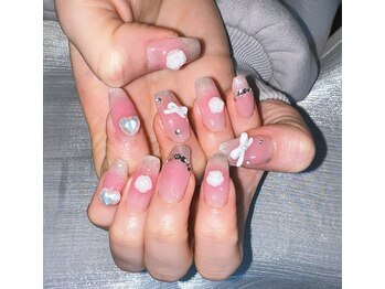 トゥートゥー(TOUTOU)/バラxリボンxチーク