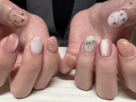 押し花ネイル