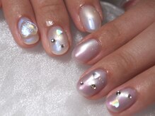 クリア 広尾 恵比寿(CLEAR)/ハートデザインネイル