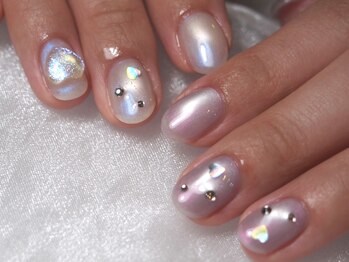 クリア 広尾 恵比寿(CLEAR)/ハートデザインネイル