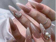 長さだし/持ち込み/フィルイン/グラデーション/ロングネイル