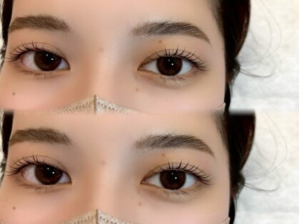 Aminyパリジェンヌ/バインドロック/フラットラッシュ/LED/マツエク/まつげパーマ/眉毛の写真