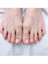 アートネイル ギャラリー(Art nail Gallery)/シンプル可愛いピンクラメフット