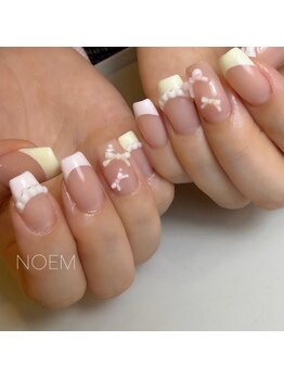 ノエム ネイルサロン(NOEM)/フリル×リボン