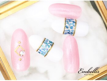 (579)くり抜きシェルネイル