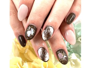 ダブルネイル(Double Nail)/(岡田)ニュアンスネイル