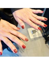 エムスラッシュ ネイル たまプラーザ(M.SLASH)/ボルドーネイル