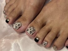 エブリ 厚木妻田店(Every)/フットネイル/ヒョウ柄ネイル