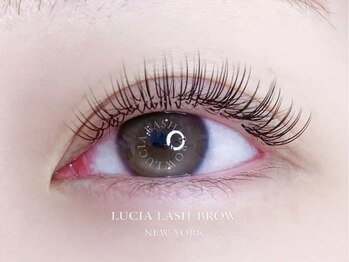 ルシアラッシュブロウ 心斎橋(LUCIALASHBROW)/フラットラッシュ120本/心斎橋