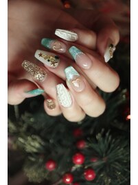クリスマスネイル