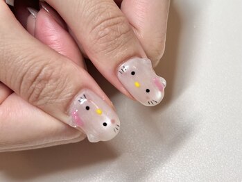 キティちゃんネイル