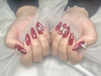 ヤシネイル(Yashi Nail)/シンプル持込マグネット×パーツ