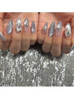 エムスタイル(Mstyle)/《ハンド》ブルー春マグネイル