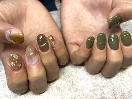 ちぐはぐネイル