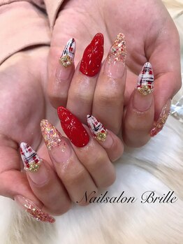 エスフィーネイルサロン ブリーユ(Esfy nailsalon Brille)/ツイード×キルティング