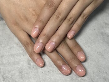 ジュリネイル(JULIE NAIL)/ピンクベージュグラデーション