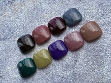 ジョアアンジェ 上本町店(joieange)/フットネイル　ワンカラー　秋冬