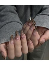 バイムーンサロン(By Moon Salon)/ヒョウ柄ネイル