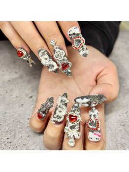 カプチーノ(cappuccino)/ゴテゴテネイル