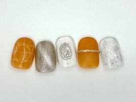 Cコース6500円ショートネイル