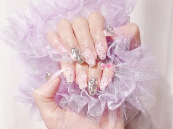 ワンホンネイル 新宿(Rumi Nail)/パーツ付け放題/埋め尽くし/新宿