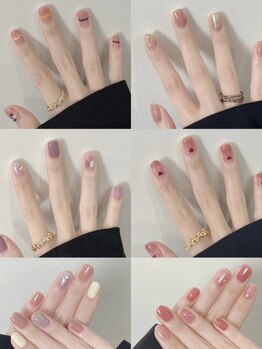 エツキネイル(悦木Nail)の写真/季節に合わせたデザインをご用意しています!カラーパーツの種類は上板橋でトップクラス☆当日予約可!