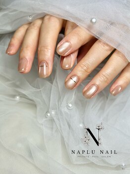 ナプラネイル(Naplu nail)/シンプル　マグネットワンカラー
