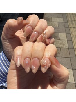 カリネメル(CALINER mel)の写真/【kumi】お持込みデザインでシンプルからフルアート【satsuki】豊富で可愛いサンプル有りの定額メニュー
