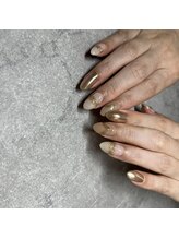 イロ(iro)/ベージュ♪ミラーアート♪