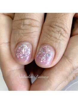 紫陽花ネイル/梅雨ネイル