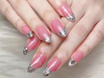 シーアンドビーネイル(C&B Nail)/ガラスフレンチ.