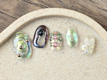 アスミズナイスネイルズ(asumi's nice nails)/10本アート例