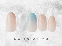 ネイルステーション ルミネ北千住店(NAIL STATION)/ハートガーリー／パラジェル
