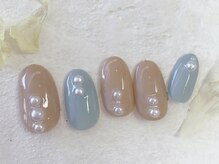 ナル バイ ネイルブレイク(Nalu by Nail Break)/パールいっぱい×シンプル