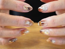 ネイルサロン ユーズ(USE.)/秋冬黄味カラーのお任せ