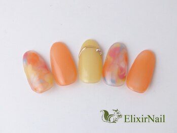 エリクサーネイル 五反田(Elixir Nail)/定額a シンプル/クーポン使用